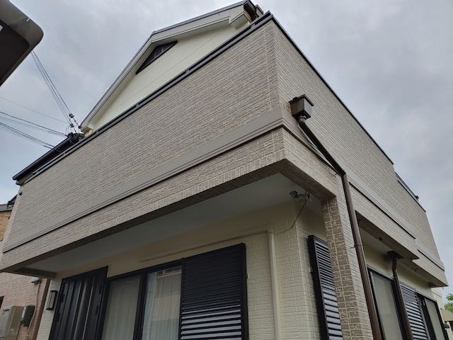 大阪府寝屋川市 外壁塗装 ステックペイント リファインMFで遮熱フッソ